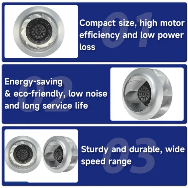 Centrifugal Fan, Aluminum, HVAC - view 2