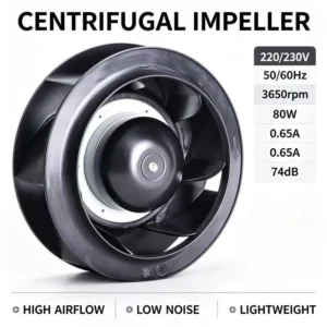 Centrifugal Fan, B3P175-EC072-100, 220V, 50/60HZ