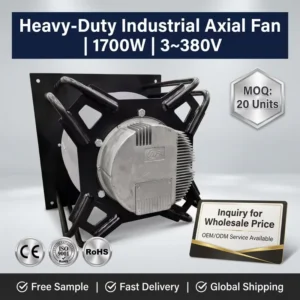 Centrifugal Fan, B3P355-EC137-901, 380V, 50/60HZ, 30°C