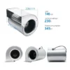 Centrifugal Fan, D2D146-AA28-28, 146mm, 230V, 345W - view 2
