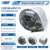 Centrifugal Fan, D2E146-AP47-C3, 230 V, Corded Electric - view 2