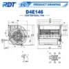 Centrifugal Fan, D4E146, 230V, 146mm - view 3