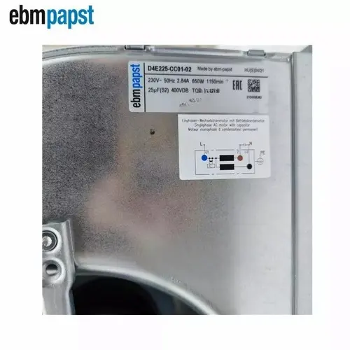 Centrifugal Fan, D4E225, CC01, 230V, 84A - view 3