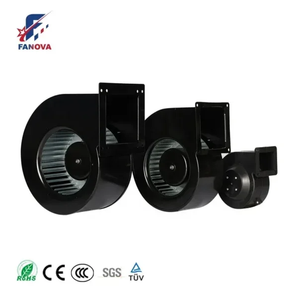 Centrifugal Fan, FANOVA, 108mm-225mm, 24V, 48V