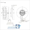 Centrifugal Fan, FJC2E-220.44B, 220mm, 230V, Brushless - view 2