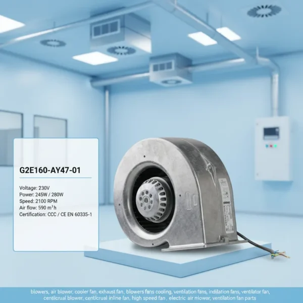 Centrifugal Fan, G2E160-AY47-01, 230V, 50HZ, 240W - view 2