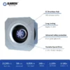 Centrifugal Fan, IP55, Waterproof, 220V, HVAC - view 3