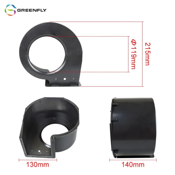 Centrifugal Fan, JJPRO, ABS, Plastic - view 6