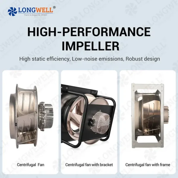 Centrifugal Fan, LONGWELL, 280MM, 230V-400v, 170w-1100w - view 2
