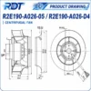 Centrifugal Fan, Plastic, R2E190-A026-05, 230V, 0.26A - view 3