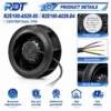 Centrifugal Fan, Plastic, R2E190-A026-05, 230V, 0.26A - view 5