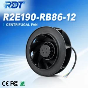 Centrifugal Fan, R2E190-RB86-12, 190mm, VFD, Inverter