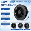 Centrifugal Fan, R2E190-RB86-12, 190mm, VFD, Inverter - view 2