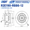 Centrifugal Fan, R2E190-RB86-12, 190mm, VFD, Inverter - view 3