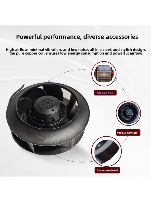 Centrifugal Fan, R2E220-AA44-23, 115V, 100W, 150W - view 3
