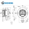 Centrifugal Fan, R3G250-RO40-A4, 230V, Inverter, Radial - view 5