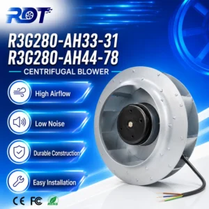 Centrifugal Fan, R3G280-AH44-78, 230V, 280mm, Inverter