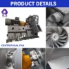 Centrifugal Fan, Stainless, Steel, 220V - view 4