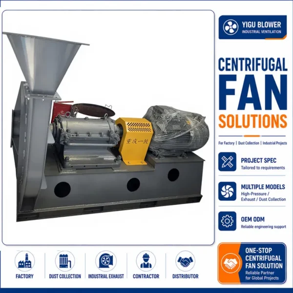 Centrifugal Fan, Steel, 380v ±15%, Q355