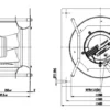 Centrifugal Fan, TYP, K3G280-AU11-C3, 280mm, 400V - view 3