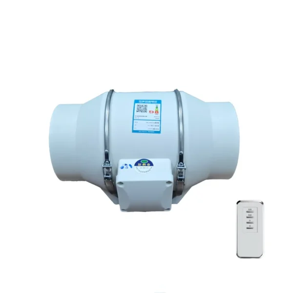 Centrifugal Kitchen Exhaust Fan, Portable, Inline, 4"