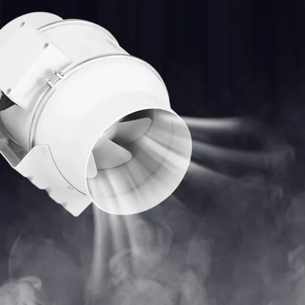 Centrifugal Kitchen Exhaust Fan, Portable, Inline, 4" - view 2