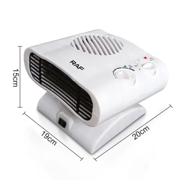 Ceramic Electric Ptc Fan, Plastic, 2000W, Portable - view 5