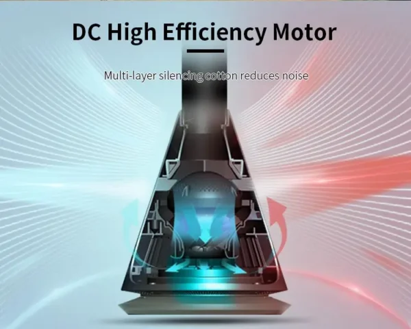 Ceramic Heating Bladeless Tower, Electric, Plastic - view 4