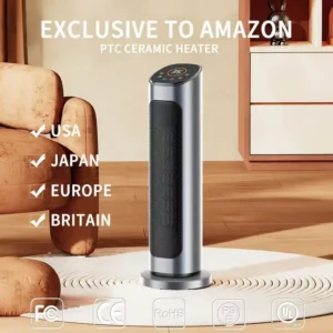 Ceramic Portable Electric Fan, PTC, 2000W