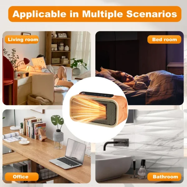 Ceramic Smart Home Heater, Portable, PTC - view 4