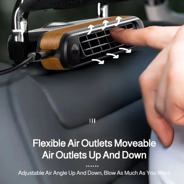 Cf04 Car Seat Fan, 5V, Plastic - view 4