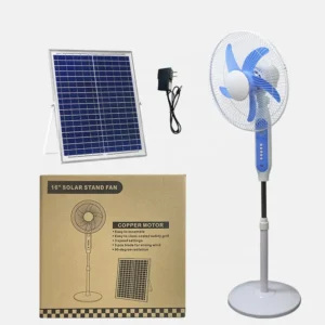 Charger Battery Stand Fan, 12v, Solar