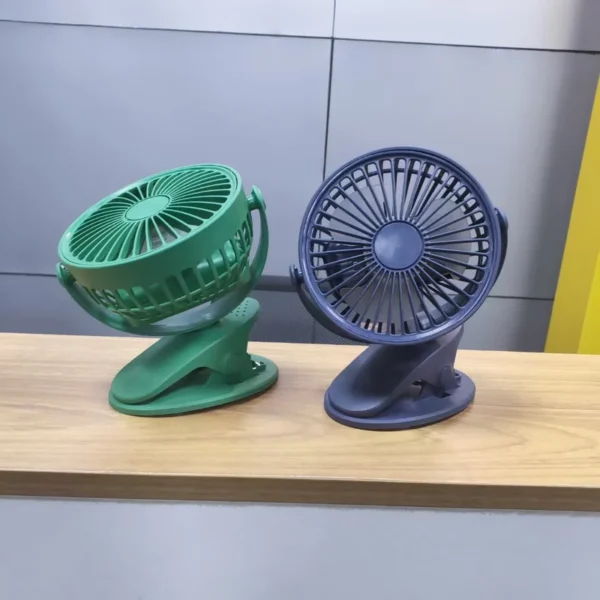 Charging Mini Clip Fan, 5V, Portable - view 3