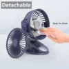 Charging Mini Clip Fan, 5V, Portable - view 4