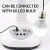 Charging Table Portable Fan, Solar, 6v, 8w - view 6