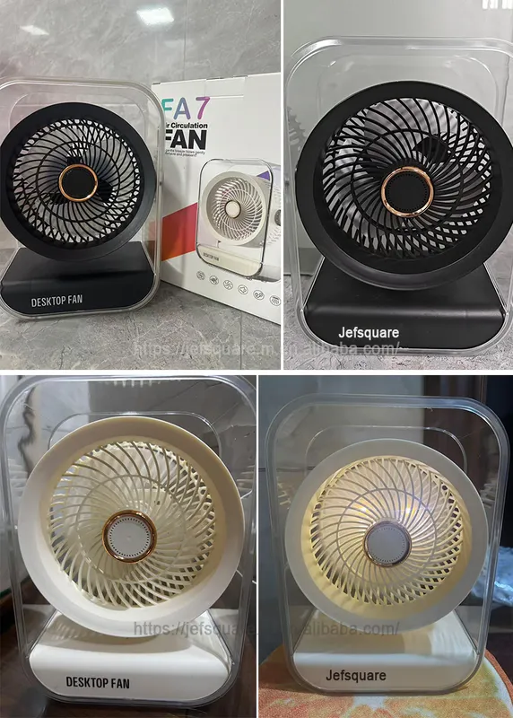 Circulation Table Desk Fan, USB, Portable, Wall - view 2