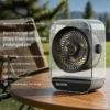 Circulation Table Desk Fan, USB, Portable, Wall - view 5