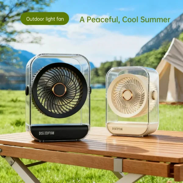 Circulation Table Desk Fan, USB, Portable, Wall - view 6