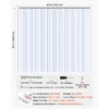 Clear Pvc Strip Curtain, D0100XU4ZDW - view 2