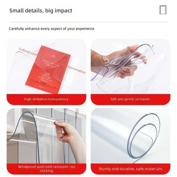 Clear Pvc Strip Curtain, YIHING, Stretch Film - view 3