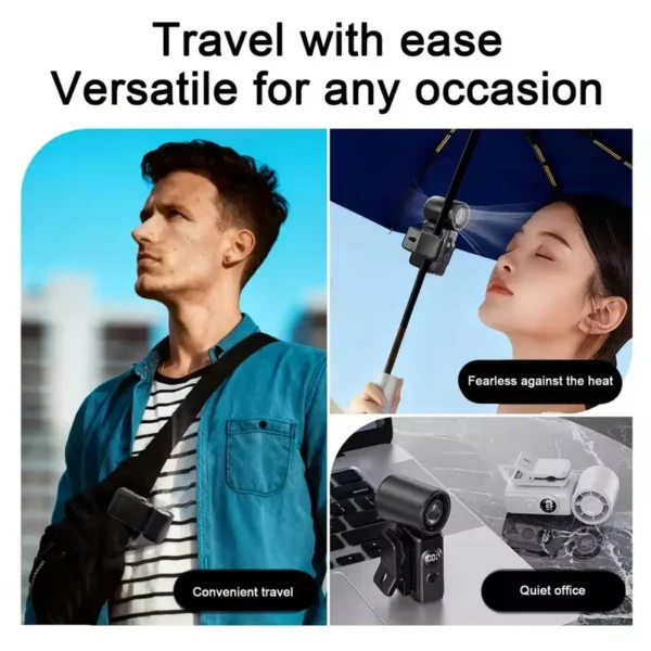 Clip-on Mini Cooler, M6, Portable, 360 - view 6