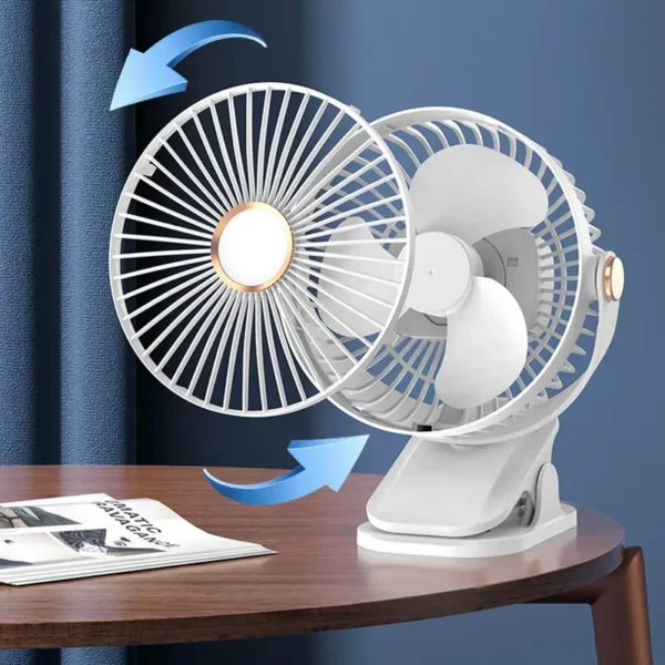 Clip-on Mini Portable Fan, 360, 5 V, Battery - view 3