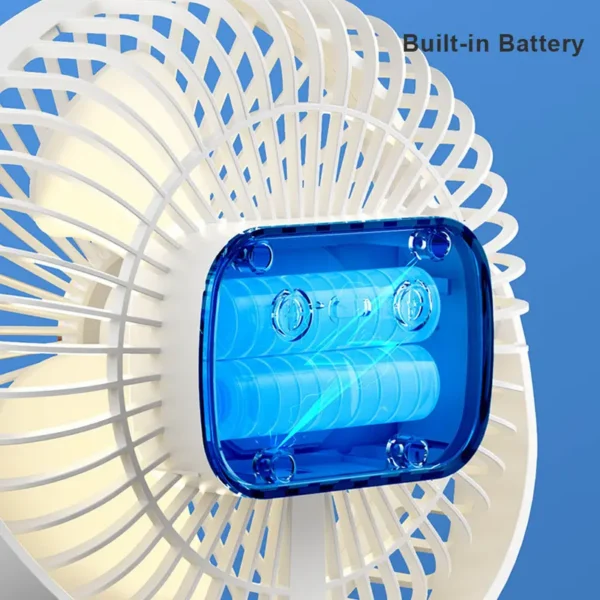 Clip-on Mini Portable Fan, 360, 5 V, Battery - view 5