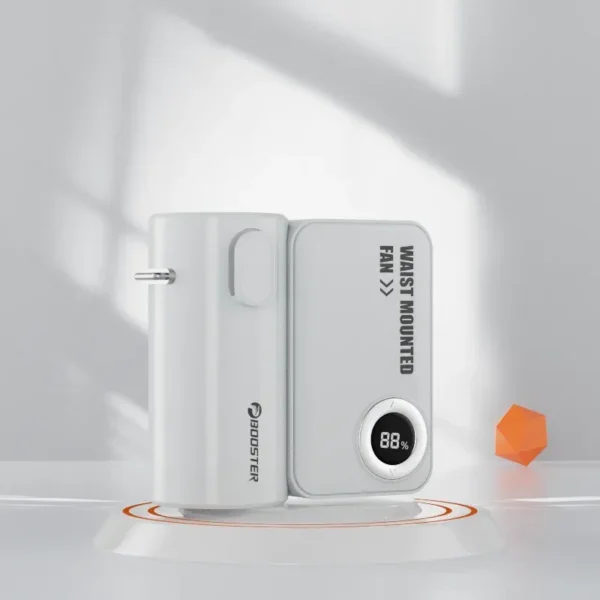 Clip-on Portable Waist Fan, 7.4V, Battery