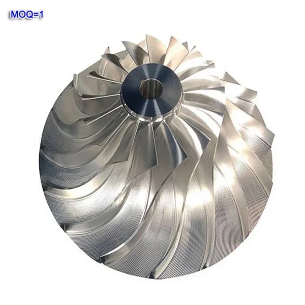 Cnc Machining Spiral Fan, Titanium, 6061, 7075, Aluminum - view 4