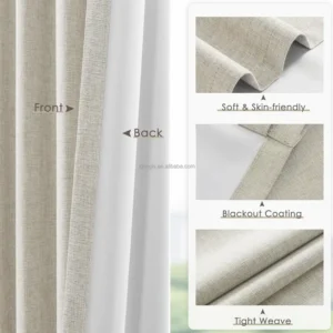 Cold Room Storage, Linen blend fabric, Balloon Curtain