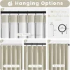 Cold Room Storage, Linen blend fabric, Balloon Curtain - view 2