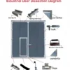 Cold Room Storage, Steel, Warehouse Door - view 4