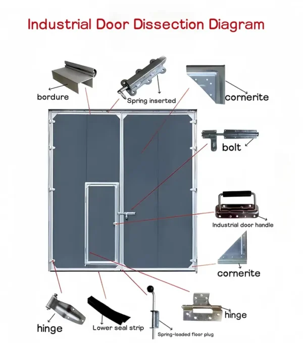 Cold Room Storage, Steel, Warehouse Door - view 4
