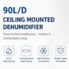 Commercial Dehumidifiers, 50L, 90L, Wall - view 6